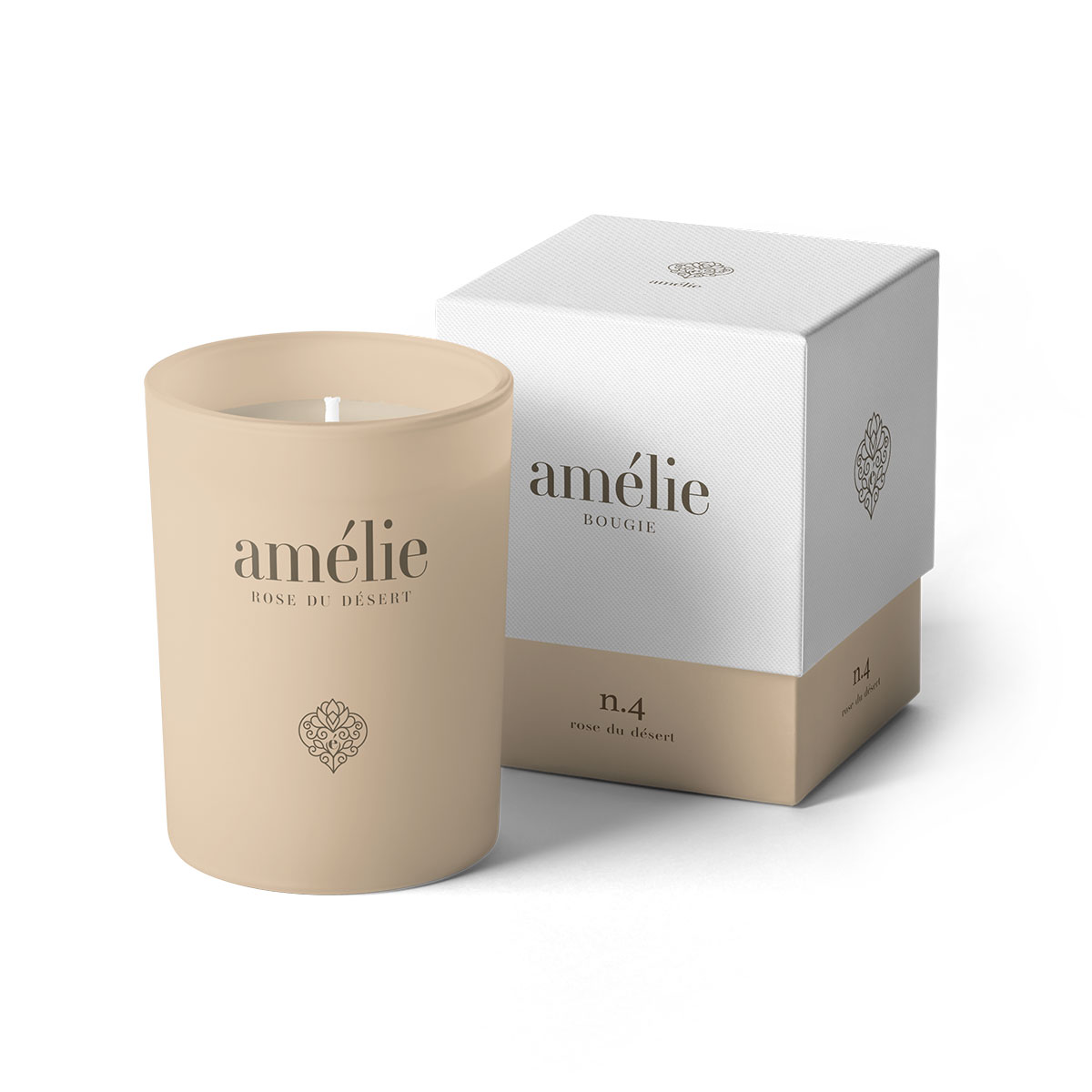packaging amelie candela profumata